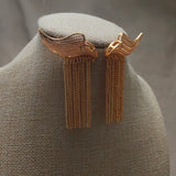 Long Fringe Dubai Earrings For Women Indian Africa Jewelry Ethiopian Wedding
