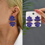Crystal Heart Dangle Earrings for Women - Party Jewelry