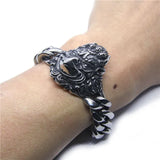 Stainless Steel Eagle Bracelet 316L Band Party Style Big Eagle Biker Bracelet