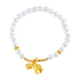 High Pau Electroplated Pearl Convallaria Bracelet