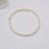 Natural Baroque 8-9mm Shell Pearl Necklace AAA+