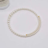 Natural Baroque 8-9mm Shell Pearl Necklace AAA+