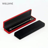 Long Necklace Display Box Velvet Bracelet Packaging Box Engagement Wedding Gift