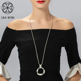 Long Necklace for Women Geometry Jewelry Necklace&Pendants Chain