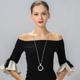 Long Necklace for Women Geometry Jewelry Necklace&Pendants Chain