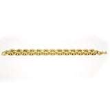 Long Plated Hand Wristband Wide Charm Bangles For Men Geometric Jewelry