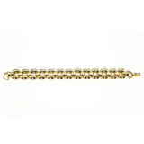 Long Plated Hand Wristband Wide Charm Bangles For Men Geometric Jewelry