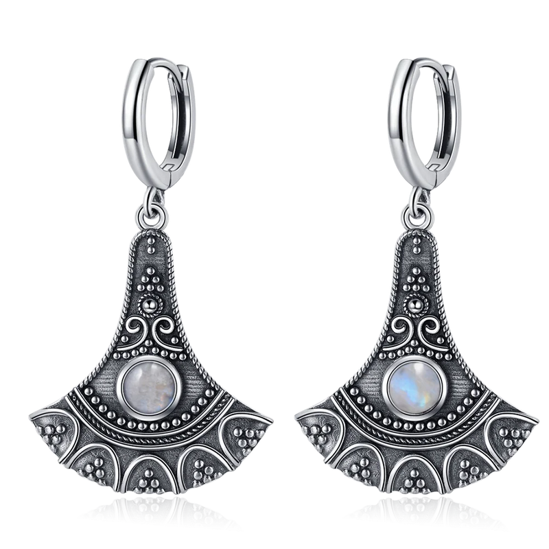 Natural Kyanite Long Pendant 925 Sterling Silver Earrings