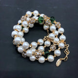 Long Pendant Pearls Necklace for Party Holidays