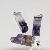 Large Purple Crystal Quartz Pendant for Women Jewelry Making