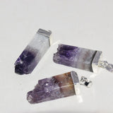Large Purple Crystal Quartz Pendant for Women Jewelry Making