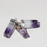 Large Purple Crystal Quartz Pendant for Women Jewelry Making