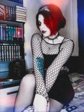 Spiked Choker Collar Leather Goth Necklace Punk Chocker