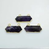 Purple Quartz Crystal Stone Coulomb Pendant