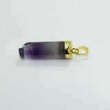 Purple Quartz Crystal Stone Coulomb Pendant