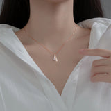 Rhinestone Pendant Snake Bone Chain Necklace