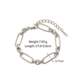 Hollow Weave Stainless Steel Bracelet High Jewelry Women Gift
