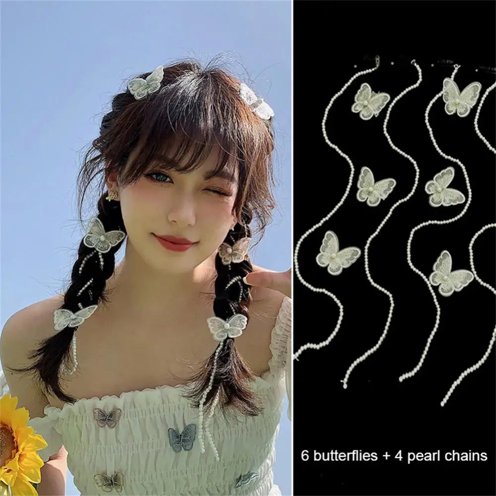 Crystal Tassel Hairpins Vintage Rhinestone Headband Barrettes