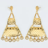 Long Tassel Earrings Exaggerated Hoop Earring Party Jewelry