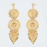 Long Tassel Earrings Exaggerated Hoop Earring Party Jewelry