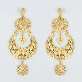 Long Tassel Earrings Exaggerated Hoop Earring Party Jewelry