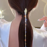 Tassel Rhinestone Snake Hair Band Crystal Headdress Bride Wedding Accessory