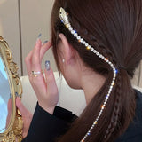 Tassel Rhinestone Snake Hair Band Crystal Headdress Bride Wedding Accessory
