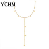 Stainless Steel Tassel Necklace for Women