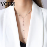 Stainless Steel Tassel Necklace for Women