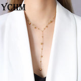 Stainless Steel Tassel Necklace for Women
