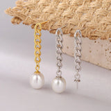 Long Tassel Pearl Drop Earrings for Women Gift Bijoux jewelry OL Pendientes