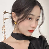 Long Tassel Ethnic Hairpin Vintage Metal Hair Sticks