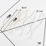 Minimalist Pearl Threader Earrings