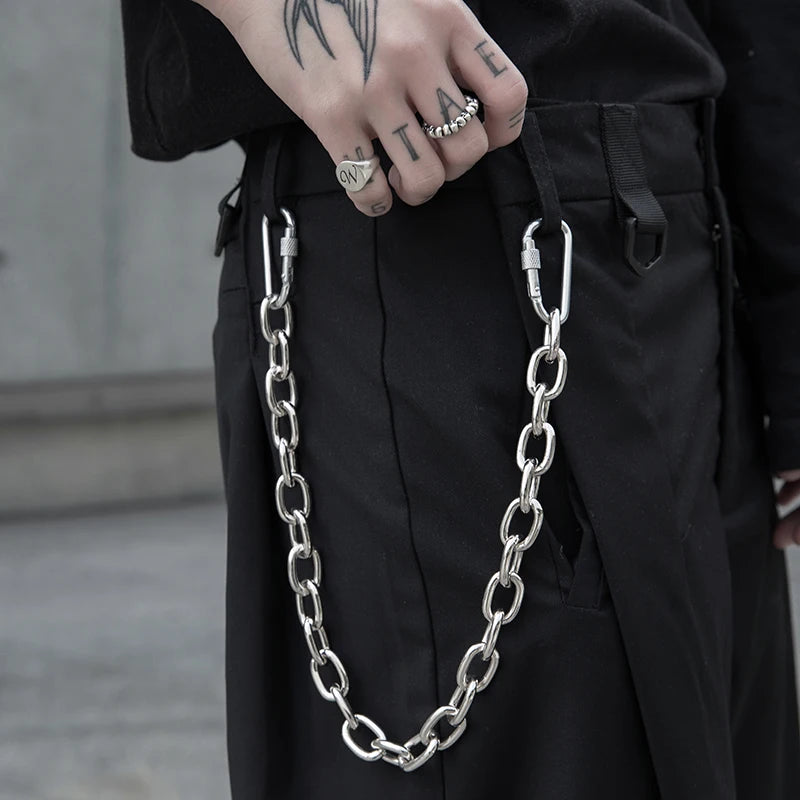 Long Trousers Hipster Key Chains Punk Street Big Ring Key Chain