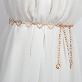 Heart Body Waist Chain Belt Silver Accessories