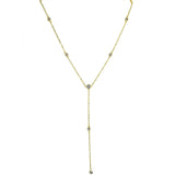 Crystal CZ Y Necklace Wedding Party Christmas Statement Chocker