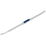Long Grain Titanium Steel Bracelet