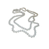 Long Pearl Necklace Women Collarbone Chain Autumn Winter French Sweater Chain