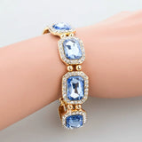 Crystal Women Bracelet Silver Chain Bracelet