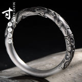Xiangyun Bracelet 999 Silver Bangle Men's Tyrant Silver Bracelet