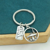 Joyful Mushroom Key Chain - Cute and Colorful Design