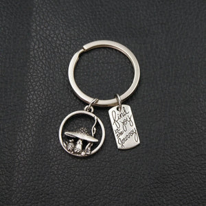 Joyful Mushroom Key Chain - Cute and Colorful Design