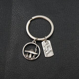 Joyful Mushroom Key Chain - Cute and Colorful Design