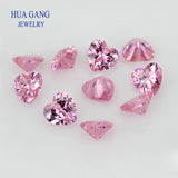Heart Shape Pink CZ Stone For Jewelry Making