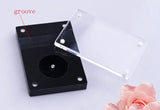 Acrylic Magnetic Gemstone Holder Display Box with Tag