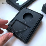 Loose Diamond Display Storage Box Gem Holder Container Glass Top