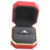 LED Light Jewelry Gift Wedding Ring Display Case