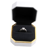 LED Light Jewelry Gift Wedding Ring Display Case