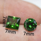 Emerald Green Olive Zircon Jewelry Set