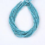 4mm Round Stabilized Turquoise Beads